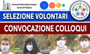 SERVIZIO CIVILE UNIVERSALE - Convocazione colloqui - Progetti &quot;DaFF: da ferite a feritoie&quot; e &quot;StarBAS: star bene a scuola&quot;