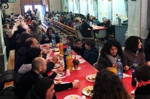 Rinnovata la tradizione del Pranzo di Natale alla Chiesa della Trinità