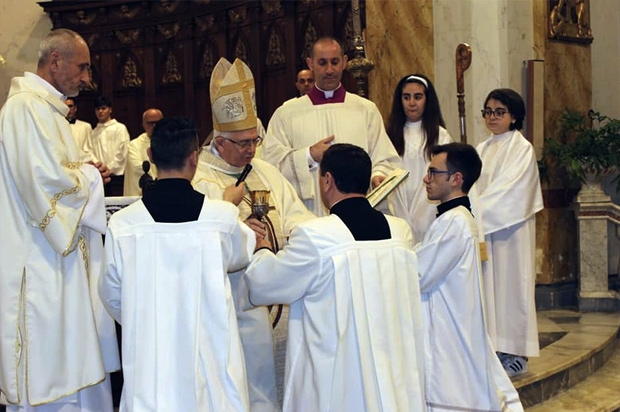 Il seminarista Pasquale Ciano istituito accolito