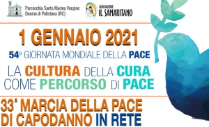 GIORNATA MONDIALE DELLA PACE - 1 gennaio 2021 33esima Marcia della Pace di Capodanno in rete